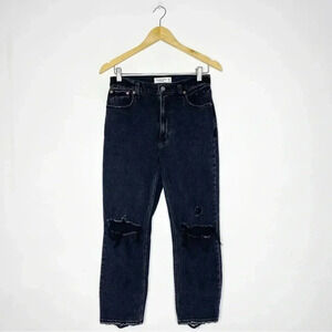 Abercrombie & Fitch Ultra High Rise The Ankle Straight Jeans Size 26 / 2 Short